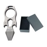 Titanium MultiTool Keychain Hex Wrench Bottle Opener - 图片 3