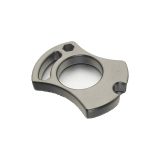 TC4 Titanium Stone Washed Knuckle Duster Keychain - 图片 4