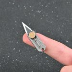 Titan Slide EDC: Mini Brass Utility Knife - 图片 18
