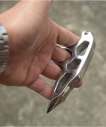 Single Finger Knuckle Duster in Solid Steel for Self Defense and Outdoor Use - 图片 12