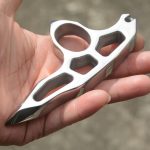 Single Finger Knuckle Duster in Solid Steel for Self Defense and Outdoor Use - 图片 5