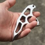 Single Finger Knuckle Duster in Solid Steel for Self Defense and Outdoor Use - 图片 6