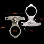 Vintage Solid Knuckle Duster Defender Multi Use EDC Survival Tool - 图片 7