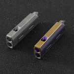 Titanium Alloy Double Tube High Audio Whistle Outdoor Life Saving - 图片 2