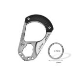 Titanium Alloy Key Chain Guard Knuckle Duster EDC Multi-tool - 图片 11