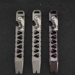 TC4 Titanium Alloy Multi-tool Crowbar Outdoor Survival Self-defense Pry Bar