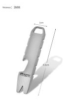 Titanium Alloy Mini Crowbar Opener EDC Hanging Accessory - 图片 7