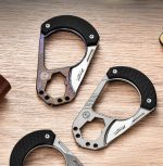 Titanium Alloy Key Chain Guard Knuckle Duster EDC Multi-tool - 图片 4