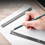 Titanium Alloy Straight Ruler EDC Self-defense Tool Waist Hangable Crowbar - 图片 3