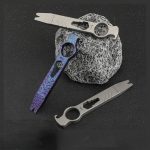 Multi-Function Titanium Alloy Knuckle Duster Featuring Crowbar Wrench Screwdriver