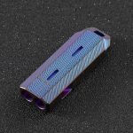 Titanium Alloy Double Tube High Audio Whistle Outdoor Life Saving - 图片 4