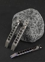 TC4 Titanium Alloy Multi-tool Crowbar Outdoor Survival Self-defense Pry Bar - 图片 6