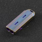 Titanium Alloy Double Tube High Audio Whistle Outdoor Life Saving - 图片 5