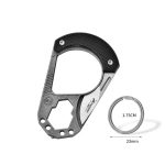 Titanium Alloy Key Chain Guard Knuckle Duster EDC Multi-tool - 图片 10