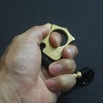 Portable Brass Knuckle Duster for Single Finger Self-Defense - 图片 3