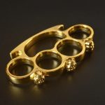 Skull Guard Metal Brass Knuckle Duster Four-Finger Sleeve