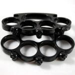 Skull Guard Metal Brass Knuckle Duster Four-Finger Sleeve - 图片 2