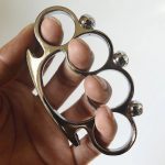 Skull Guard Metal Brass Knuckle Duster Four-Finger Sleeve - 图片 12