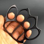 Solid Brass Knuckles Duster Assassins Self-Defense EDC Tool - 图片 11