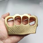 Solid Pure Brass Knuckle Duster Self-Defense Gear - 图片 10