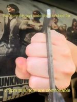 Left and Right Hand Steel Ergonomic Knuckle Duster Manual Polishing - 图片 6