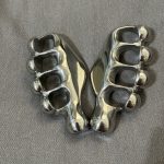 Left and Right Hand Steel Ergonomic Knuckle Duster Manual Polishing - 图片 2