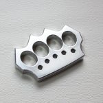 Solid Steel Knuckle Duster Defense EDC Tool