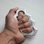 Solid Steel Knuckle Duster Defense EDC Tool - 图片 2
