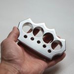 Solid Steel Knuckle Duster Defense EDC Tool - 图片 3