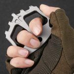 Solid Steel Knuckle Duster Self-Defence Tool - 图片 4