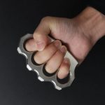 Fine Steel Solid Knuckle Duster Self-Defense EDC Tool