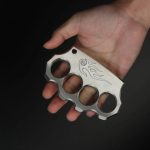 Fine Steel Solid Knuckle Duster Self-Defense EDC Tool - 图片 2