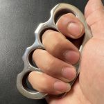Solid Steel Knuckle Duster Self-Defense EDC Outdoor Tool - 图片 4
