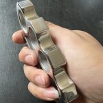 Solid Steel Knuckle Duster Self-Defense EDC Outdoor Tool - 图片 7
