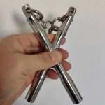 Solid Steel Mini Double Stick Portable Defense Tool