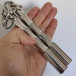 Solid Steel Mini Double Stick Portable Defense Tool - 图片 3