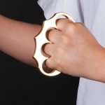Thickened Brass Knuckle Duster for Self-Defense and Protection - 图片 10