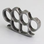 Thickened Widened Rope-Brass Knuckle Duster Four Finger Buckle Defence Tool - 图片 4