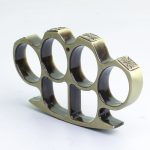 Thickened Widened Rope-Brass Knuckle Duster Four Finger Buckle Defence Tool - 图片 10