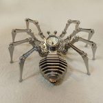 Time Spider Static Puzzle Stainless Steel Decor