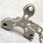 EDC Tool Necklace in Titanium for Personal Defense
