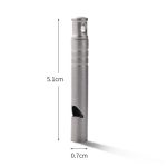High Volume Titanium Whistle for Outdoor Use and Training - 图片 10