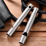 High Volume Titanium Whistle for Outdoor Use and Training