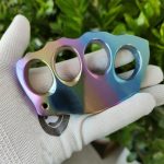 Titanium Alloy Knuckle Duster Security EDC Tool - 图片 3