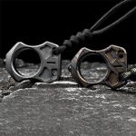 Single Finger Titanium Knuckle Duster Pendant - 图片 2