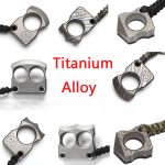 Titanium Knuckle Duster with Multiple Styles for Self Defense and Window Breaking - 图片 12