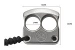 Titanium Knuckle Duster with Multiple Styles for Self Defense and Window Breaking - 图片 21
