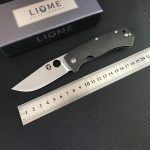 D2 Steel Blade Outdoor Knife with Titanium Alloy Grip for Camping Adventures - 图片 4