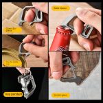 Titanium Knuckle Duster Guard with Integrated Bottle Opener - 图片 8
