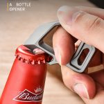Titanium Window Breaker Bottle Opener Defense Pendant - 图片 8
